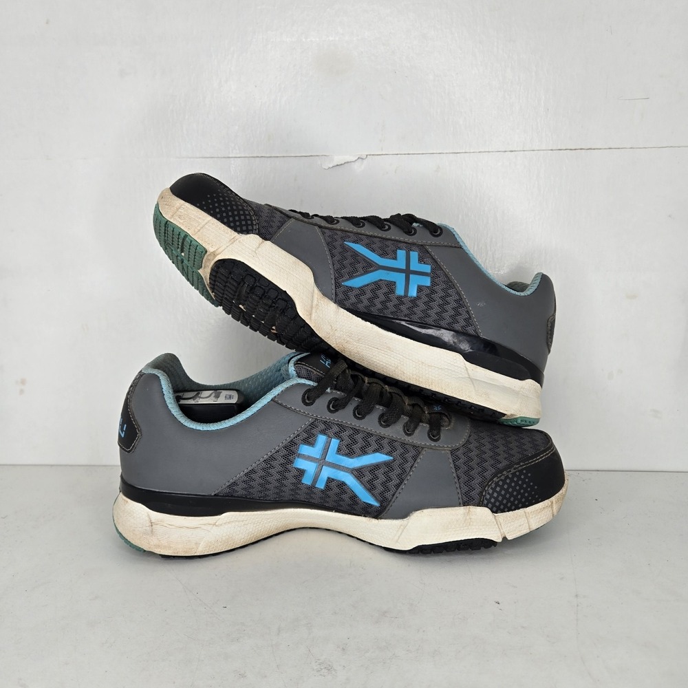 Kuru Quantum Athletic Shoes Women's 8 Medium Grey Blue Walking Pain Relief Arch - Picture 7 of 8